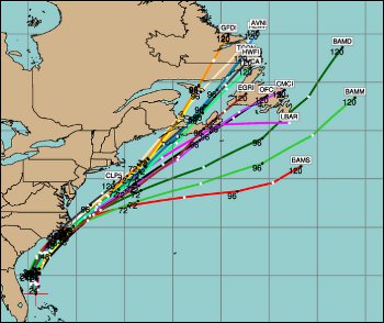 trajectoire cyclone Antilles