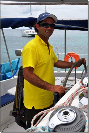 Johann skipper catamaran